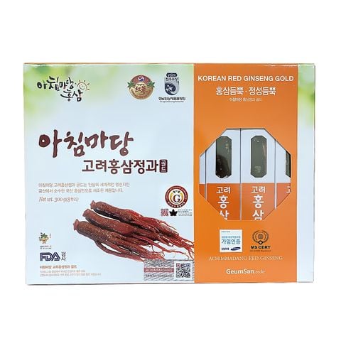 Hồng Sâm Củ Tẩm Mật Ong Achimmadang Korean Red Ginseng Gold Hàn Quốc