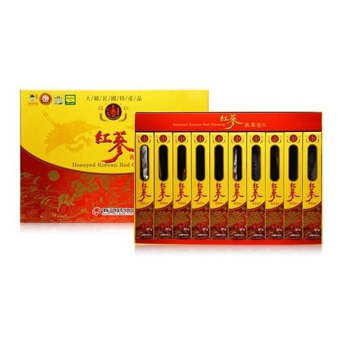 Hồng Sâm Củ Tẩm Mật Ong Daedong Honeyed Korean Red Ginseng (10 củ x 30gr)