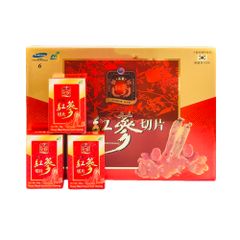 Hồng Sâm Thái Lát Tẩm Mật Ong Sambok Honey Sliced Korean Red Ginseng Hàn Quốc (10 Hộp x 20gr)