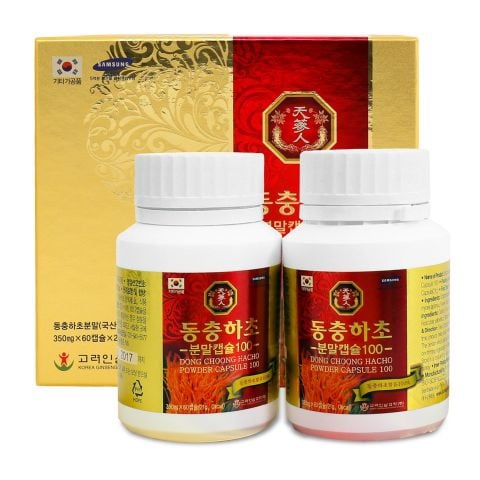 Viên Đông Trùng Hạ Thảo Bio Apgold Dong Choong Hacho Powder Capsule 100