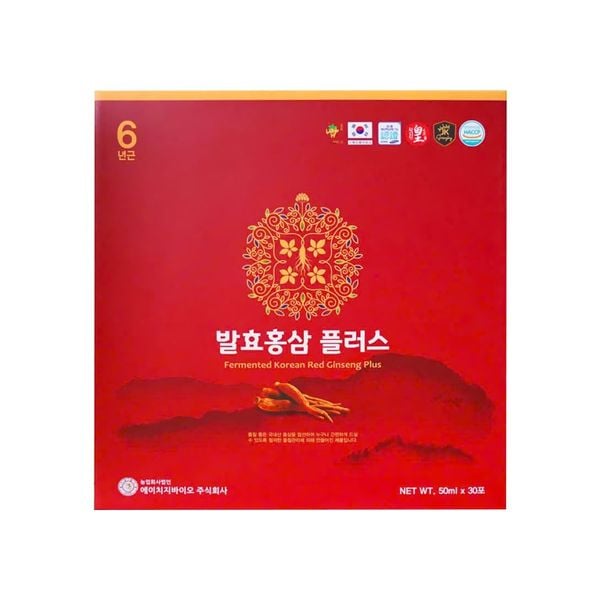 Nước Hồng Sâm Lên Men Hàn Quốc Ginseng King Fermented Korean Red Ginseng Plus (30 gói x 50ml)