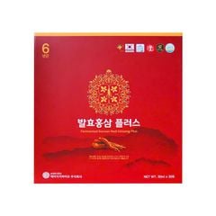 Nước Hồng Sâm Lên Men Hàn Quốc Ginseng King Fermented Korean Red Ginseng Plus (30 gói x 50ml)