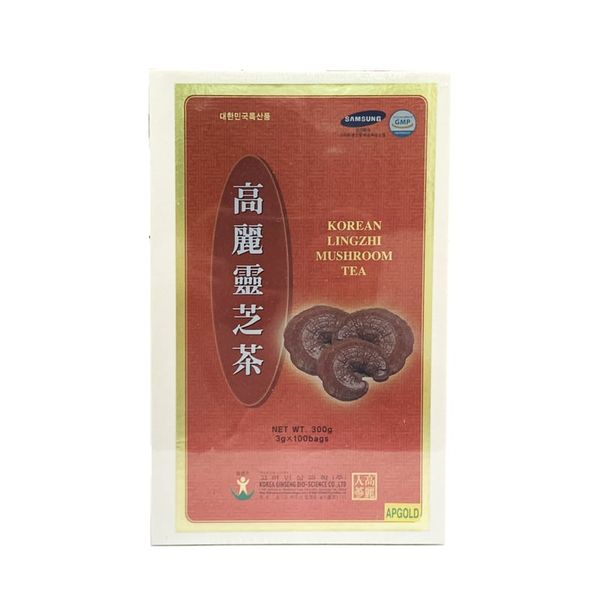 Trà Linh Chi Bio Apgold Korean Lingzhi Mushroom Tea Hàn Quốc Hộp Gỗ 100 ...