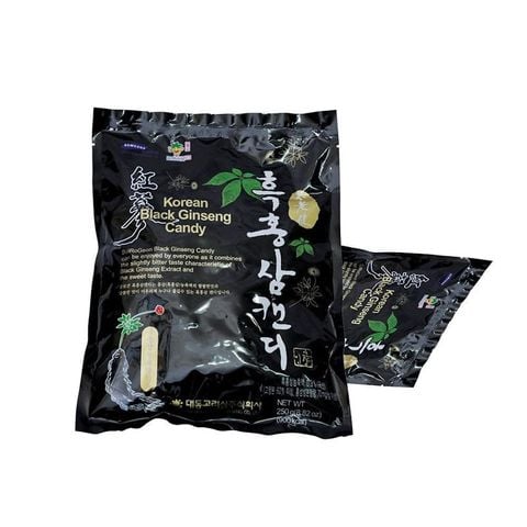 Kẹo Hắc Sâm Daedong Korean Black Ginseng Candy Hàn Quốc 250gr