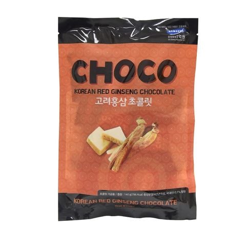 Kẹo Hồng Sâm Socola Daedong Choco Korean Red Ginseng Chocolate 140gr