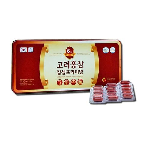 Viên Hồng Sâm Nhung Hươu Linh Chi Đông Trùng Hạ Thảo Daedong Korea Red Ginseng Ganoderma Tsugae