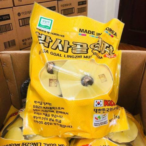 Nấm Linh Chi Vàng Cheong Jin Imsil Hàn Quốc 1kg