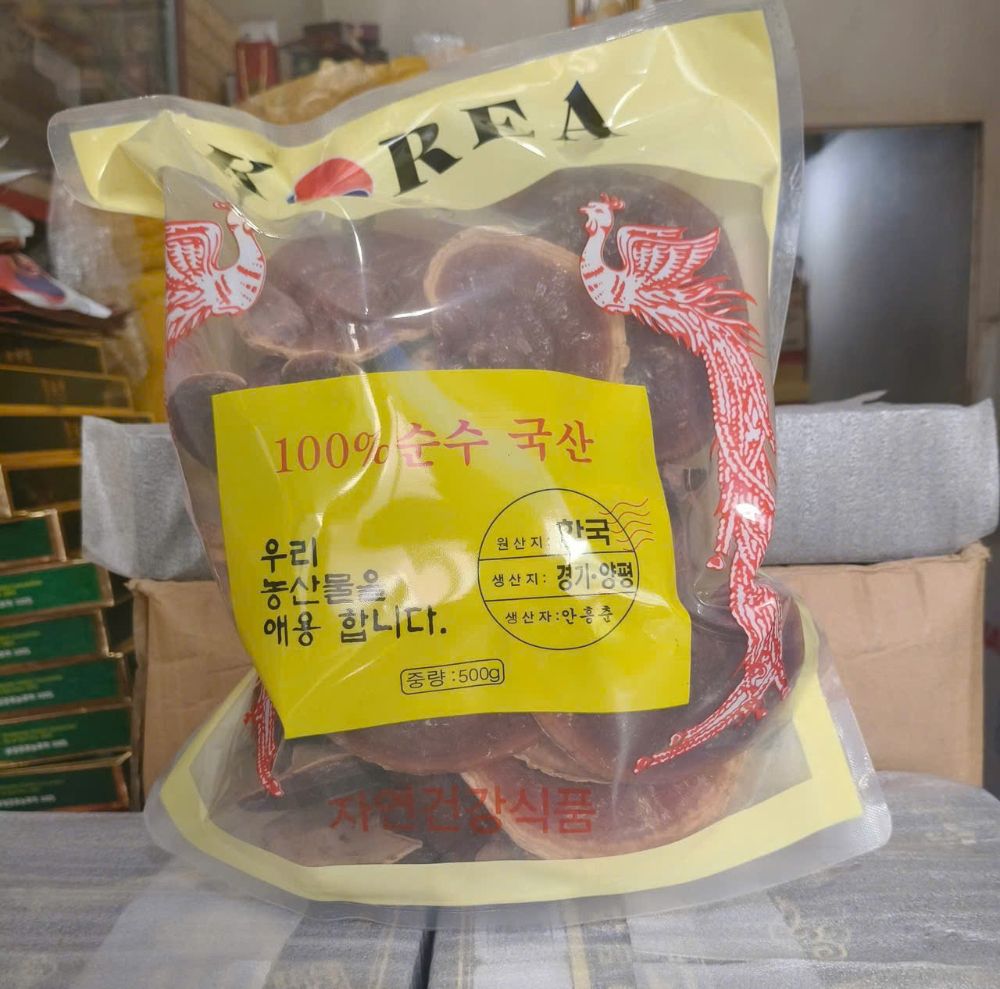 Nấm Linh Chi Đỏ Núi Đá Hàn Quốc Dạng Bịch Cao Cấp