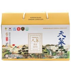 Nước Hắc Sâm Đông Trùng Hạ Thảo Ginseng King Korean Black Ginseng Cordyceps Premium