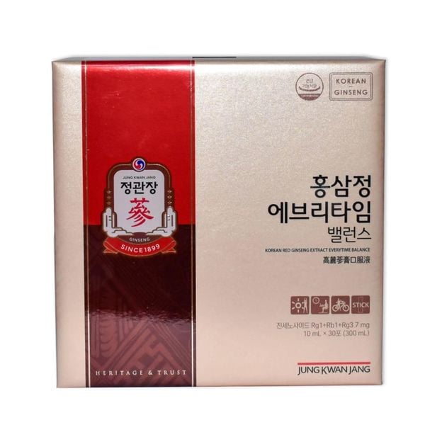 Nước Hồng Sâm KGC Korean Red Ginseng Extract Everytime (30 gói x 10ml)