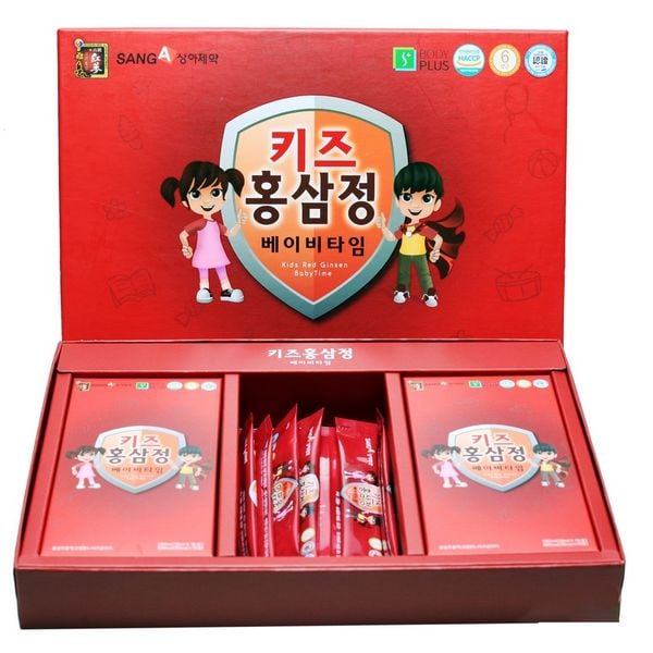 Nước Hồng Sâm Baby SangA Kids Red Ginsen Baby Time (10ml x 30 gói)