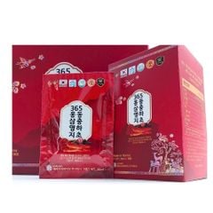 Nước Hồng Sâm Linh Chi Đông Trùng 365 Cao Cấp Từ Hàn Quốc (60 Gói x 50ml)