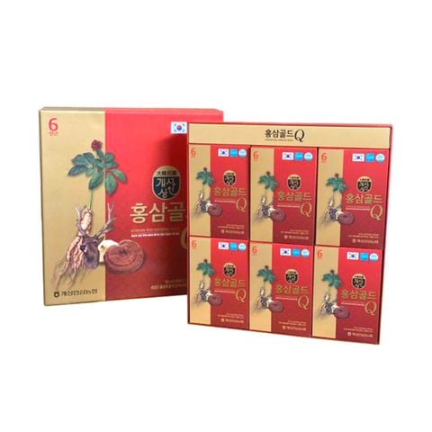 Nước Hồng Sâm Nhung Hươu Linh Chi Hansusam Korean Red Ginseng Gold Q