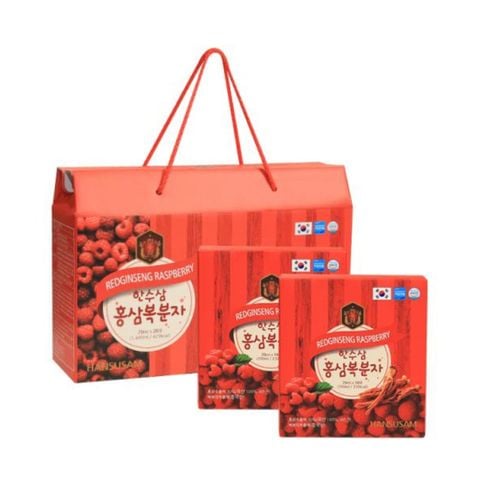 Nước Hồng Sâm Phúc Bồn Tử Hansusam Redginseng Raspberry Hàn Quốc