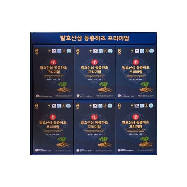 Nước Sâm Núi Lên Men Đông Trùng Hạ Thảo Ginseng King Fermented Korean Cultured Wild Ginseng Cordyceps Premium