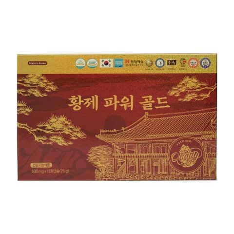 Tinh Dầu Thông Đỏ Hwangje Power Gold Chính Phủ Hàn Quốc 150 Viên
