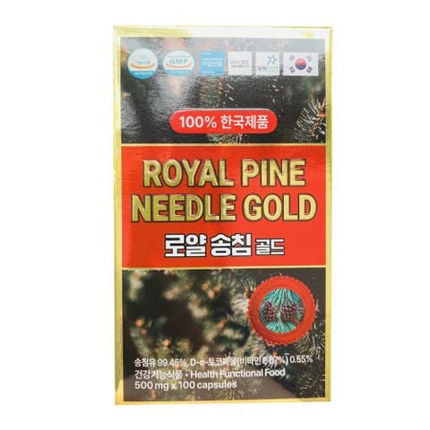 Viên Tinh Dầu Thông Đỏ Royal Pine Needle Gold Chính Hãng Hàn Quốc 100 Viên