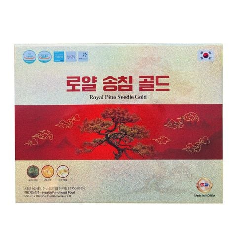 Viên Tinh Dầu Thông Đỏ Chính Phủ Royal Pine Needle Gold Chính Hãng Hàn Quốc
