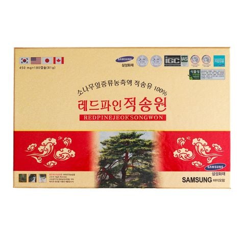Tinh Dầu Thông Đỏ SMS Bio Pharm Red Pine Jeok Song Won Hàn Quốc