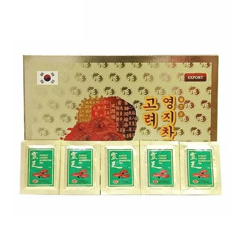 Trà Linh Chi Hàn Quốc KGS Korean Lingzhi Mushroom Tea Gold (3gr x 100 gói)