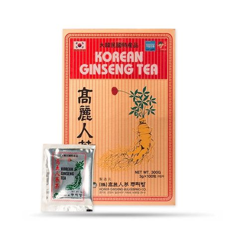 Trà Hồng Sâm Buleebang Korean Ginseng Tea (100 gói x 3gr)