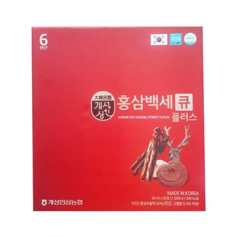 Nước Hồng Sâm Nhung Hươu Linh Chi Hansusam Korean Red GinSeng Eternity Q Plus