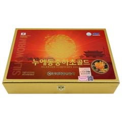 Nước Uống Đông Trùng Hạ Thảo KangHwa Silkworm Cordyceps Gold Hàn Quốc (60 Gói x 30ml)