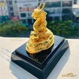 Tượng Rồng phong thủy mạ vàng 24K