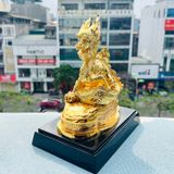 Tượng Rồng Thời Nguyễn Mạ Vàng 24K