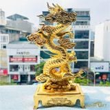 Tượng Rồng Vàng Kim Long Đại Cát