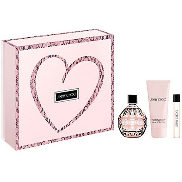 Gift Set Jimmy Choo Eau de Parfum 3pcs ( EDP 100ml & Body Lotion 100ml & EDP 7,5ml ) (Eau de Parfum/100ml & Eau de Parfum 7,5ml & Dưỡng thể 100ml)