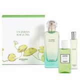 Gift Set Hermes Un Jardin Sur Le Nil EDT 3pcs (EDT 100ml & Shower Gel 40ml & EDT 15ml) (Eau de Toilette/100ml & Shower Gel 40ml & Eau de Toilette 15ml)