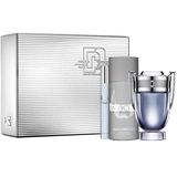 Gift Set Paco Rabanne Invictus 3pcs ( EDT 100ml & Lăn khử mùi 150ml & EDT 10ml ) (Eau de Toilette/100ml & Eau de Toilette/10ml & Xịt khử mùi 150ml)