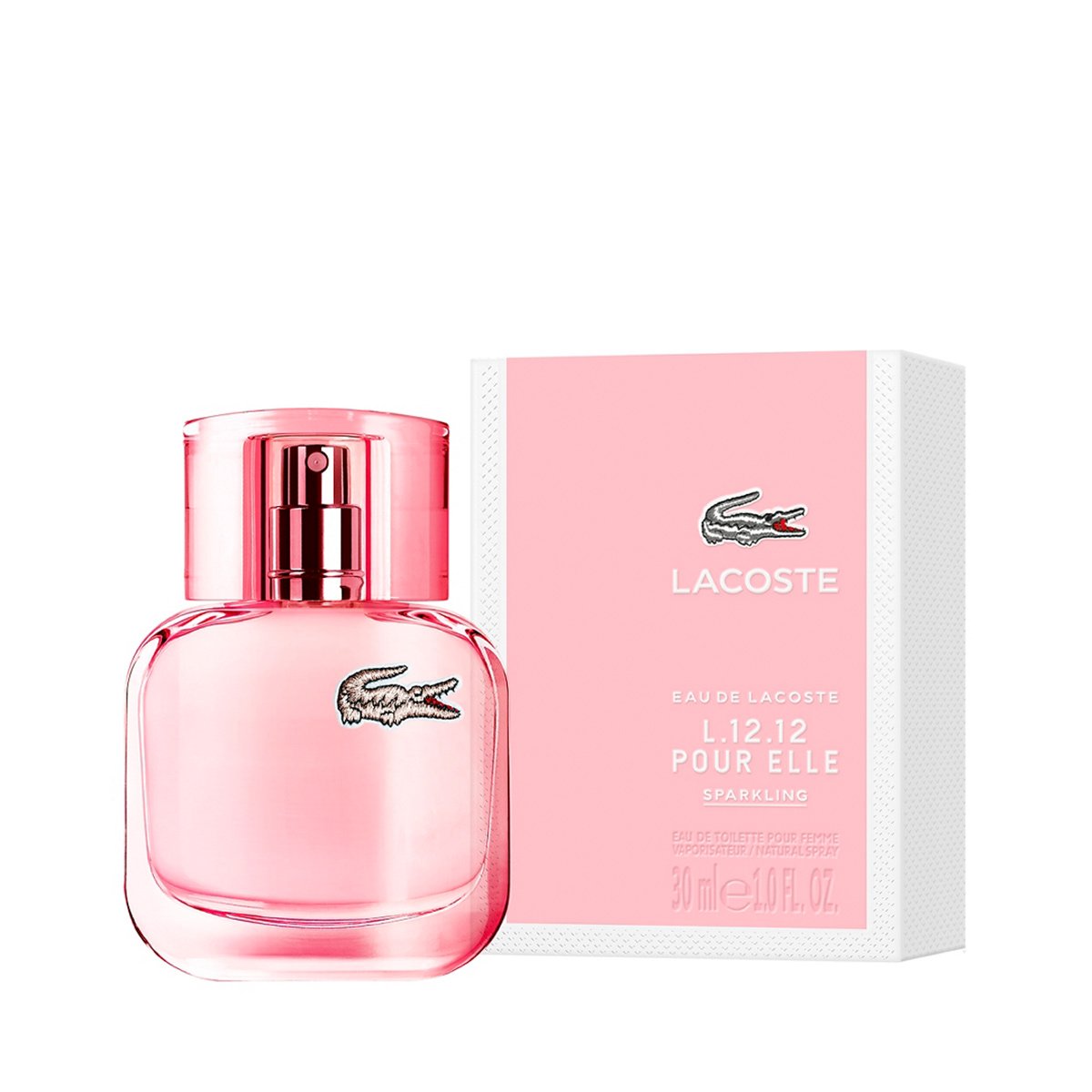 Perfume Lacoste L.12.12 Pour Elle Sparkling Eau de Toilette para Mujer - perfume lacoste rosada