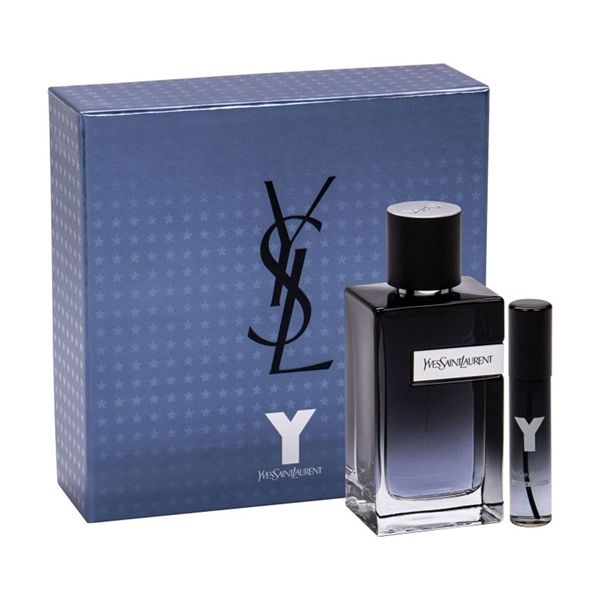 Gift Set Yves Saint Laurent Y Eau de Parfum 2pcs ( EDP 100ml & EDP 10ml ) (Eau de Parfum/100ml & Eau de Parfum 10ml)