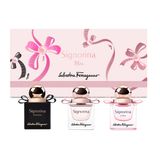 Gift Set Salvatore Ferragamo Signorina - Travel Retail Exclusive ( 3x20ml ) (Signorina Eau de Parfum/20ml & Signorina Misteriosa EDP 20ml & Signorina in fiore EDT 20ml)