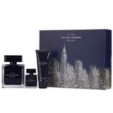 Gift Set Narciso Rodriguez Bleu Noir 3pcs EDT 100ml + EDT 10ml + SG 75ml (Eau de Toilette/100ml & Eau de Toilette 10ml & Sữa Tắm 75ml)