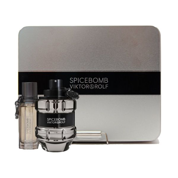 Gift Set Viktor & Rolf Spicebomb 2pcs ( EDT 90ml & EDT 20ml ) (90ml & Eau de Toilette 20ml / Eau de Toilette)