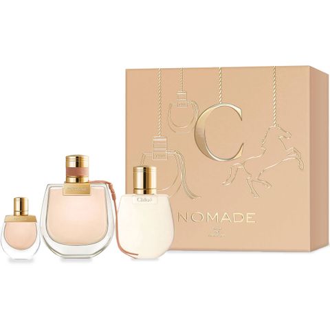 Gift Set Chloe Nomade 3pcs ( EDP 75ml & EDP 5ml & dưỡng thể 100ml ) (75ml & Eau de Parfum 5ml & Dưỡng Thể 100ml / Eau de Parfum)