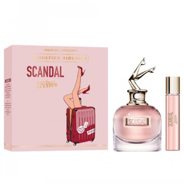 JEAN PAUL GAULTIER SCANDAL 80ML & 20ML EDP Travel Exclusive Box Set (Eau de Parfum/80ml & Eau de Parfum 20ml)