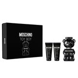 Gift Set Moschino Toy Boy 3pcs ( EDP 50ml & After Shave Balm 50ml & Shower Gel 50ml ) (Eau de Parfum/ 50ml & Dưỡng da sau cạo râu 50ml & Gel tắm 50ml)