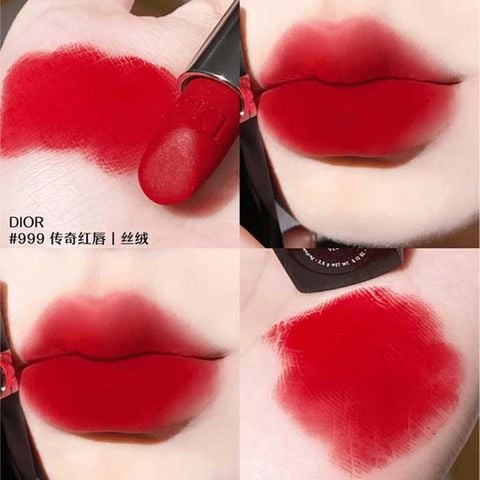 Son Dior Rouge Velvet 999 (Màu Đỏ Tươi/b6130c)