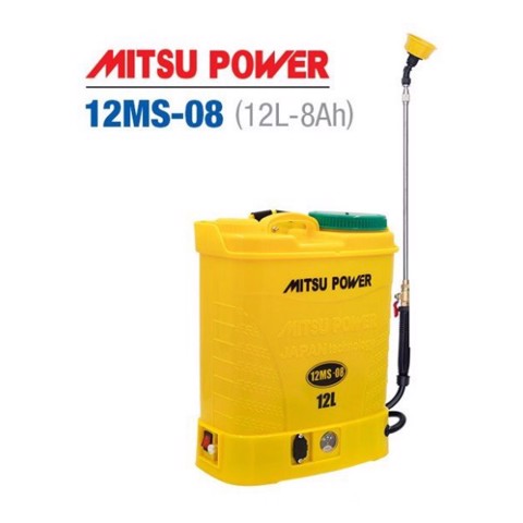  Bình xịt điện Mitsu Power 12 MS-08 (12L, 8AH) 