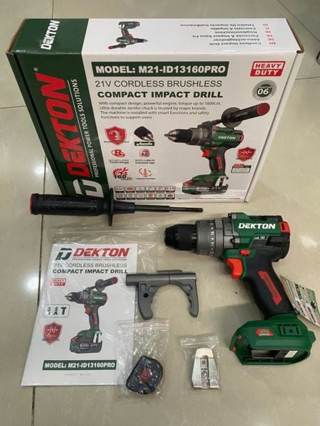 Máy Khoan Pin DEKTON M21-ID13160PRO (Lực siết 160 N.M)