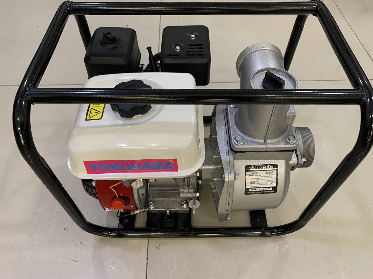 [TẶNG NHỚT] MÁY BƠM NƯỚC YOKOHAMA 6.5 HP - ỐNG PHI 80