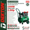  Máy Nén Khí không dầu Dekton DK AC 3930 Plus - 30L - 2HP - 2 VÒI (4 bánh xe) 