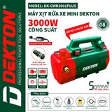  Máy Rửa xe Dekton DK 3001 PLUS 3000W - Chỉnh Áp (PHIÊN BẢN MỚI) 