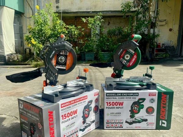 Máy cắt nhôm gỗ Dekton DK - CN 210 Plus - điều chỉnh 3 tốc độ 