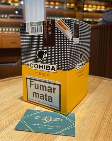 Cohiba siglo III-25s 5x5 (Giá: Liên hệ)