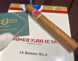 ROMEO Y JULIETA ROMEO No 3 15 TUBOS (Giá: Liên hệ)